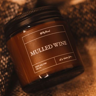 Соевая свеча &laquo;Mulled wine&raquo; (глинтвейн со специями)