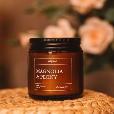 Соєва свічка &ldquo;Magnolia and peony&rdquo; (магнолія та піони)