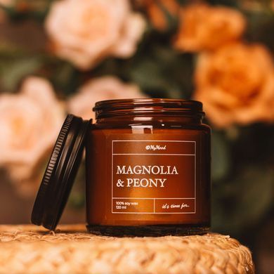 Соєва свічка &ldquo;Magnolia and peony&rdquo; (магнолія та піони)
