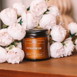 Соєва свічка &ldquo;Ocean rose&rdquo; (океанська троянда)